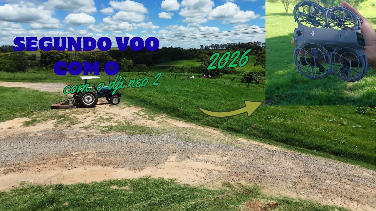 Mais um voo com o dji neo 2.