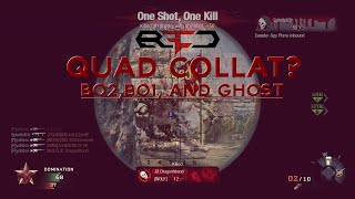 QUAD COLLAT? (BO2, BO1, and Ghost) Funnies, Fails and Clips #RedRC