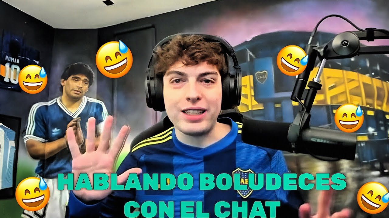DAVOO HABLANDO CON EL CHAT ANTES DE IRSE A INGLATERRA 