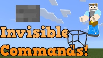 how to Create *INVISIBLE COMMANDS* using Command Blocks on Minecraft: Bedrock Edition!