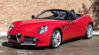 2010 Alfa Romeo 8C Spider - Rosso Alfa - Walkaround, Interior - High Quality