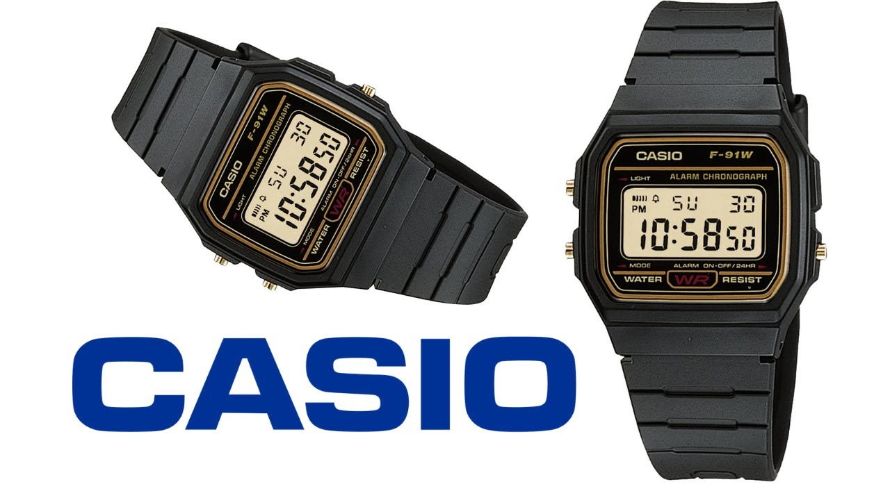 RELÓGIO CASIO F-91W / UNBOXING - YouTube