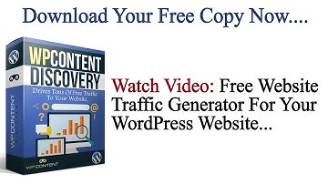 Free Website Traffic Generator For Your WordPress Blog - Free Download