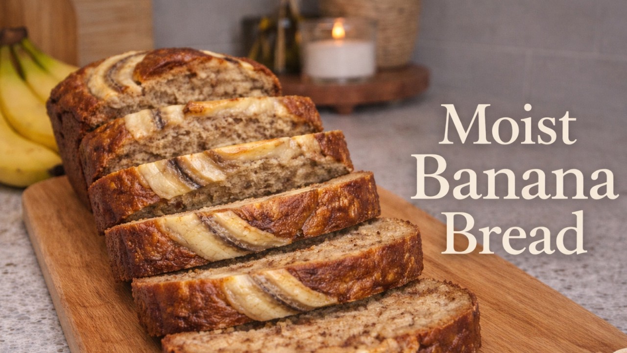 Delicious Banana Bread ♡ Bake With Me