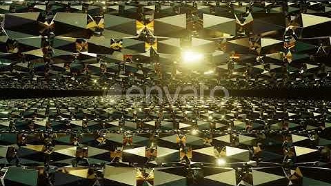 Luxury In Gold Chain Tunnel 02 4K | Motion Graphics - Envato elements