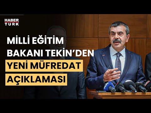 Milli Eğitim Bakanı Tekin'den yeni müfredat açıklaması: Yeni müfredat için 45 bin görüş bildirildi