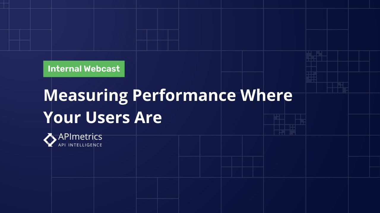 Measuring Performance Where Your Users Are - YouTube