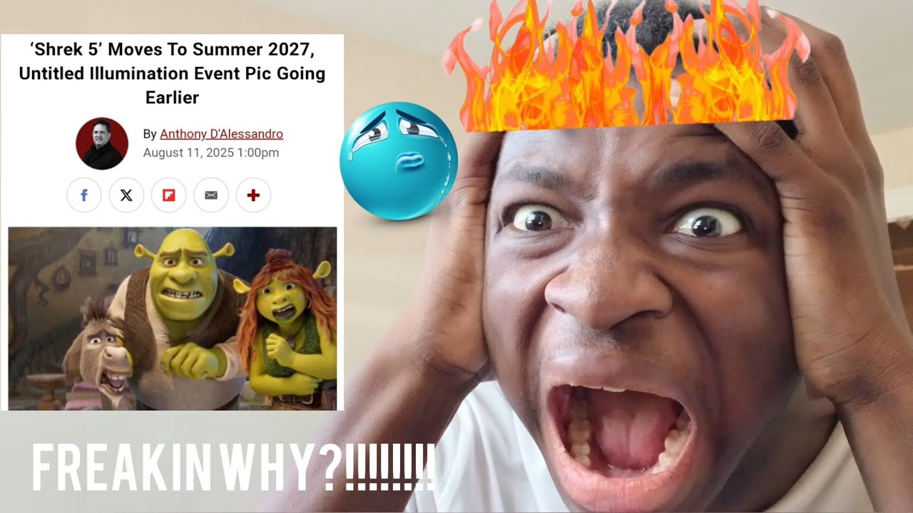 NOOOOOOO SHREK 5 DELAYED 2027!!!!!!!!!!!!!!!!!!