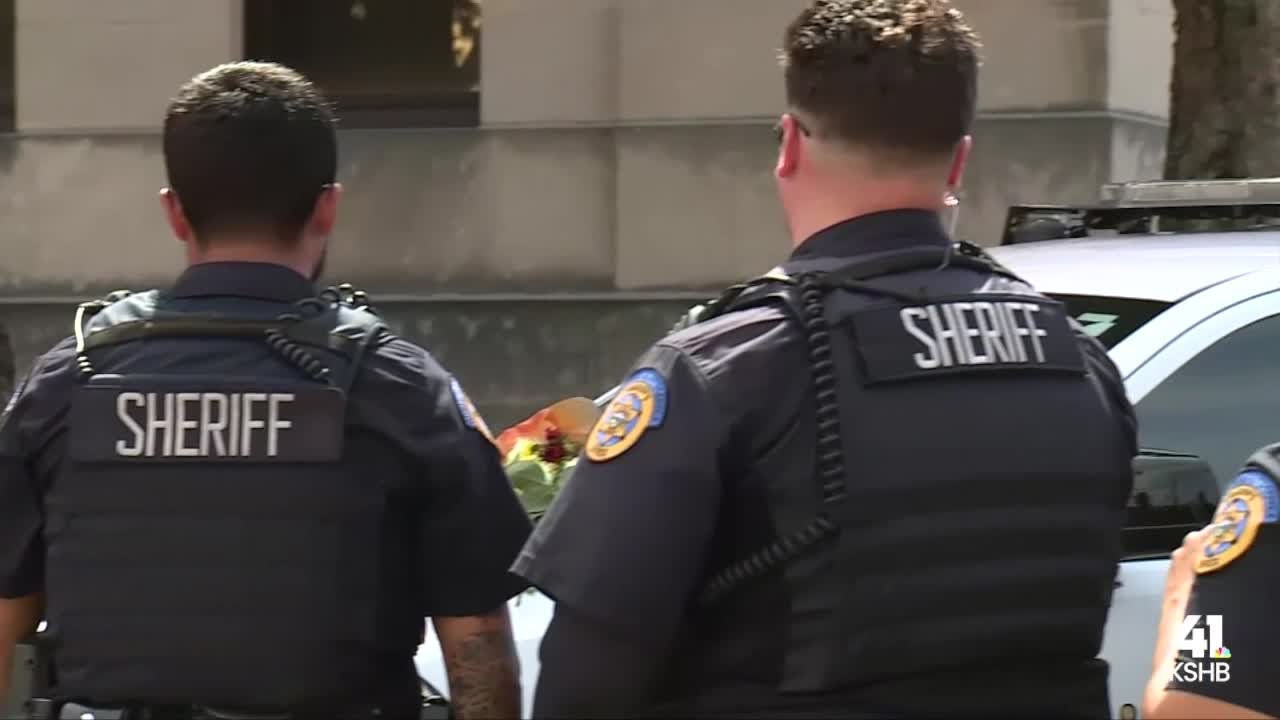 Wyandotte County Sheriff's Office honors Deputy Ming - YouTube