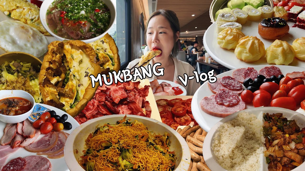 먹방 v-log Ep.13) 먹기위해 26만원 짜리 기차놓친… 앞만 보는 돼지의 베트남 먹여행 2편★ Ft.호텔 뷔페ㅣ슬리핑기차에서의 먹부림 여행 먹방 브이로그