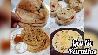 Garlic Paratha Recipe️️ | Garlic Butter Paratha Recipe | Garlic Paratha Recipe in 10 minutes |
