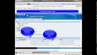 Use Oracle’s ULN web interface