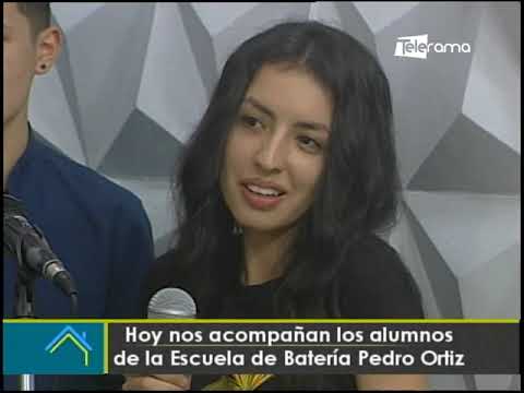 Hoy nos acompañan los alumnos de la escuela de Batería Pedro Ortiz