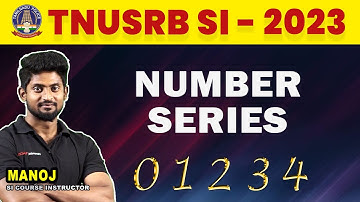 Reasoning Number Series - Best Tricks & Shortcuts by Manoj | TNPSC, TNUSRB SI Exams | Veranda Race