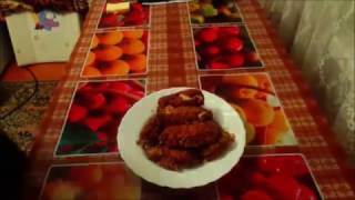 Мясные рулетики с сыром.Meat rolls with cheese.