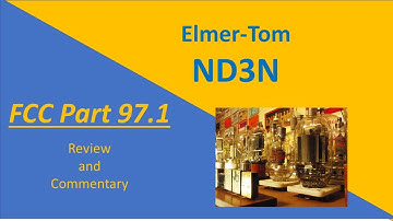 FCC Part 97.1 - Ham Radio: Basis and Purpose