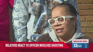 Relatives react to fatal officer-involved shooting in Grand Rapids