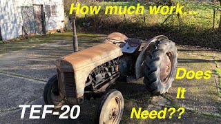 Ferguson TEF-20 cold start problems need fixing #fergusontractor #vintagetractor #project #issues
