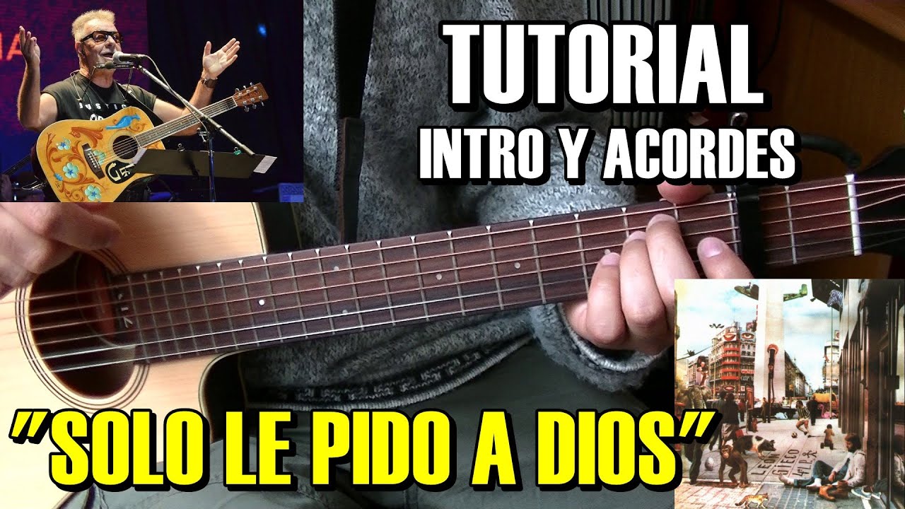 mezcla habilidad móvil Como tocar la Intro Original de "Solo le pido a dios" (4to LP, año '78)  León Gieco Tutorial Guitarra - YouTube