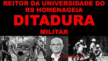 REITOR LEONARDO RECH DA UNIVERSIDADE DE CAXIAS DO SUL RS FAZ HOMENAGEM AO DITADOR ERNESTO GEISEL