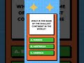what is the name the smallest continent in the world? |  general knowledge quiz