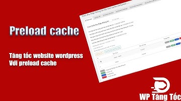Preload cache cải thiện khả năng cache page html