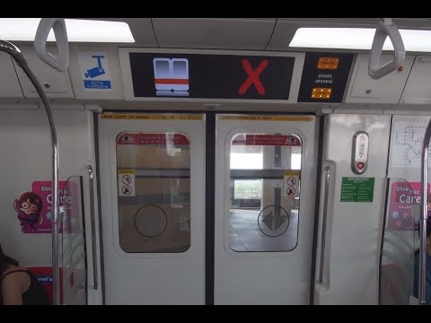 Singapore, MRT ride from Woodlands to Choa Chu Kang