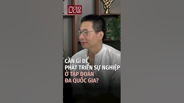 Cần gì để phát triển sự nghiệp ở tập đoàn đa quốc gia? #ceolab #ceo #expat #shorts