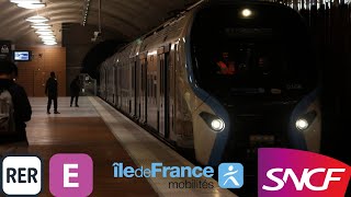 [SNCF]RER E Z58000 (RER NG) Trajet à bord entre Nanterre la Folie à Magenta #rer #rere #sncf