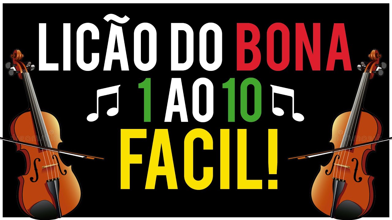 Solfejo Lição 1 até a 10 do Bona