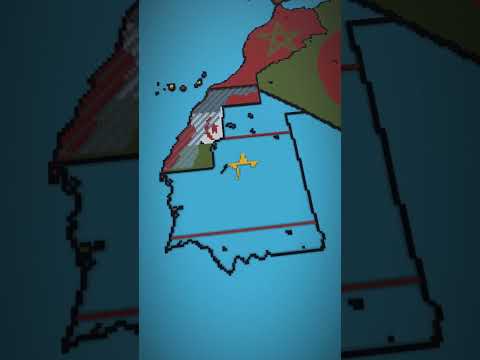 Medium Scale Mauritania #minecraft #flags #maps #mauritania #history #geography #africa #viral