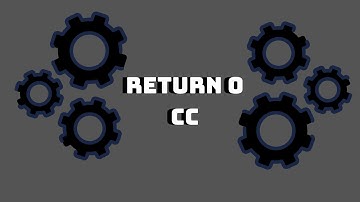 my part in the Return 0 CC