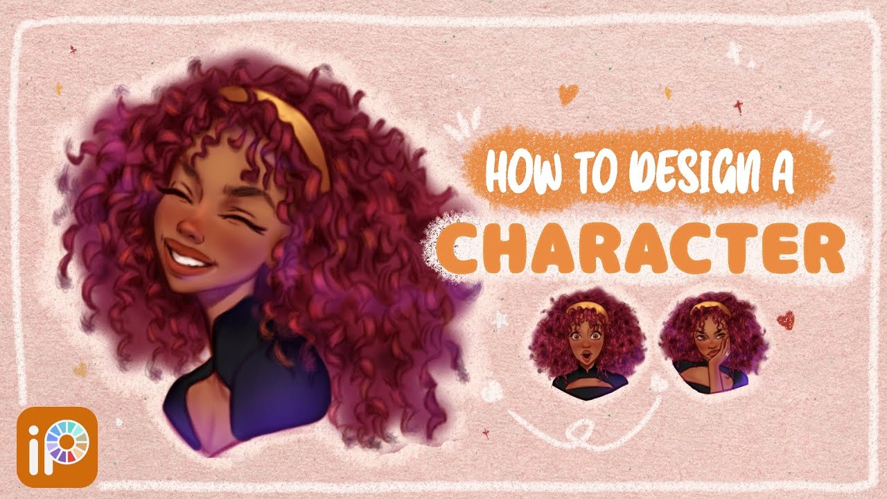 How to design a character | Character design process | Ibis paint x ...