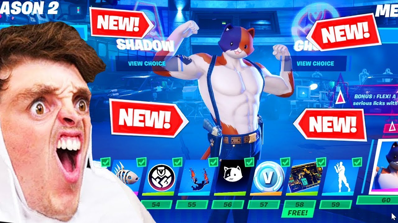 Lazarbeam Opens New Fortnite Battlepass For Content Youtube