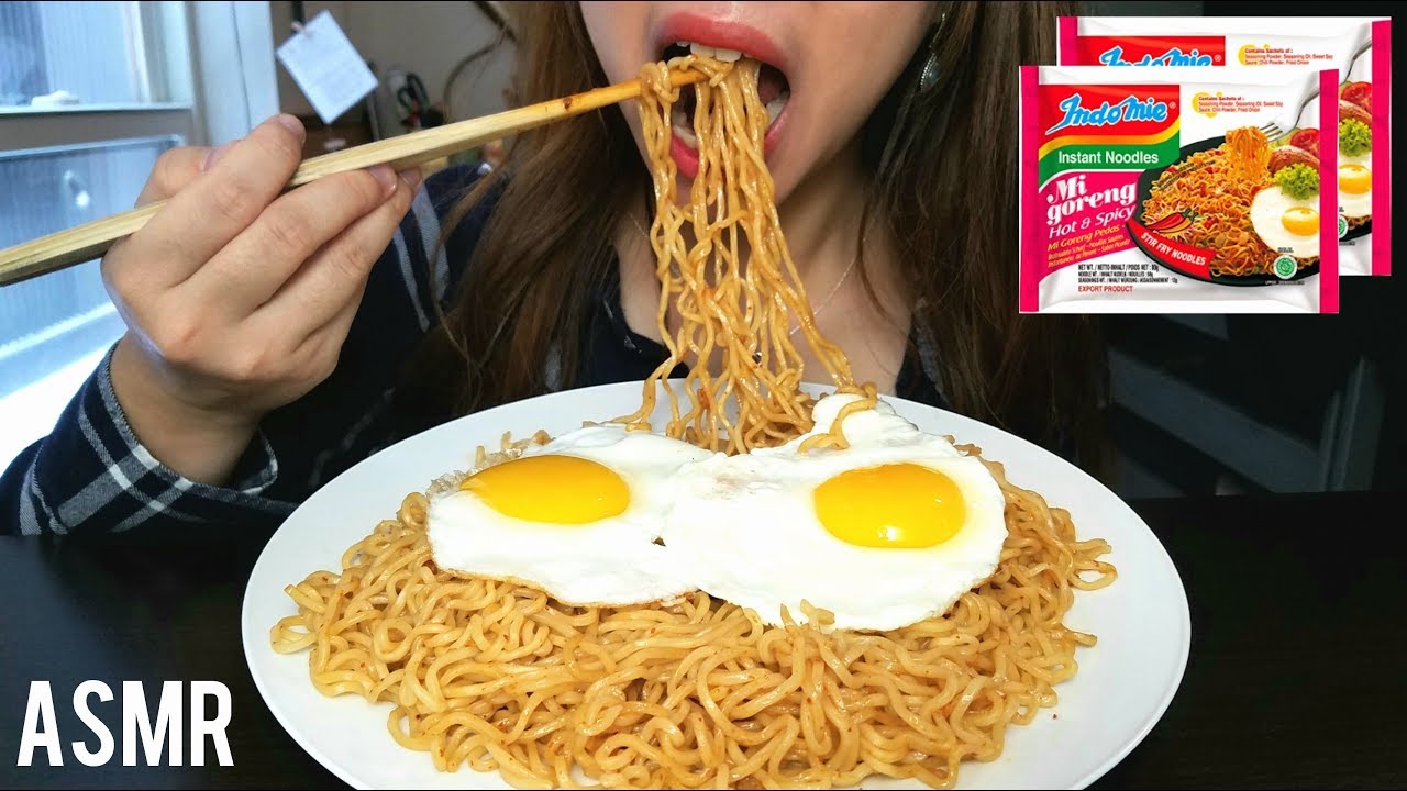 ASMR INDOMIE GORENG NOODLES | Eating Sounds | No Talking