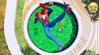 Spider-Man Bike Ragdolls de GTA 5: errores épicos y momentos divertidos n.º 8 screenshot 5