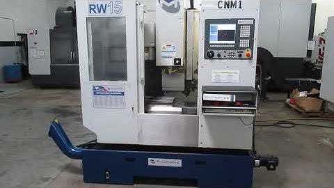 Milltronics RW-15 CNC Vertical Machining Center, 8200 Control, 16 ATC, 8K RPM, Probing, Chip Auger