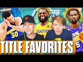 Why LeBron &amp; Lakers are title favorites, How Curry’s Warriors &amp; Durant’s Suns improved | Nerd Sesh