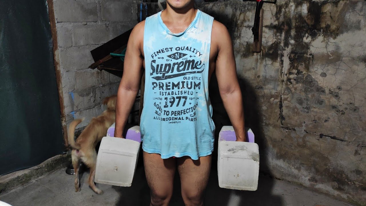 Home workout and muscle flexing JC Fitness YouTube