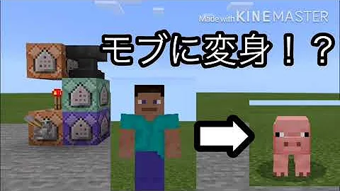 マイクラコマンドモブに変身