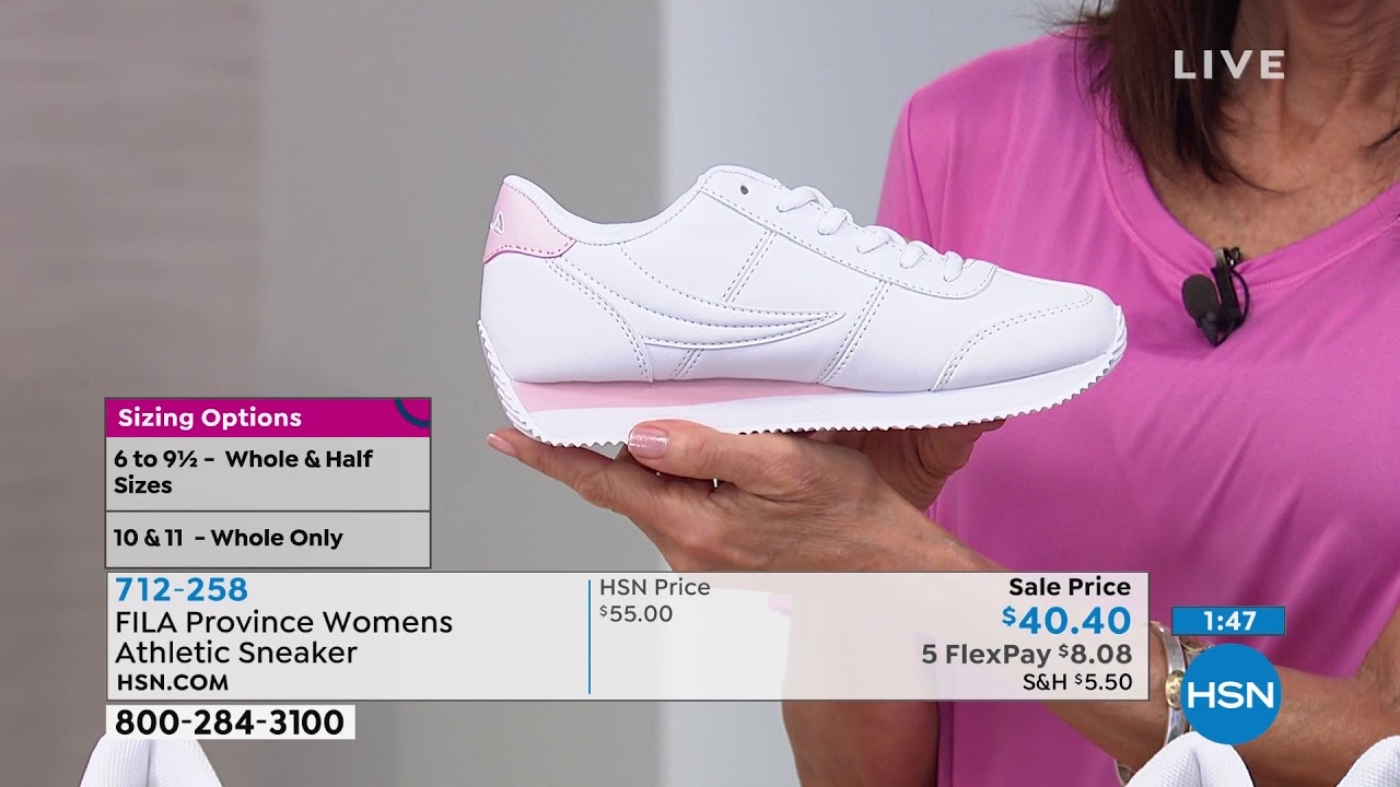 FILA Province Womens Athletic Sneaker - YouTube