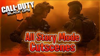 All Story Mode Cinematic Cutscenes! & Ending! | Call of Duty Black Ops 4 (BO4 Campaign)