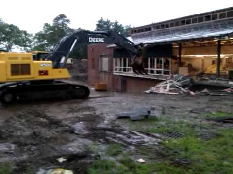Natick High School demolition
