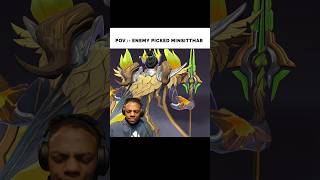 Pov:- Enemy picked Minsitthar #moba55creator #moba55ninja #shorts