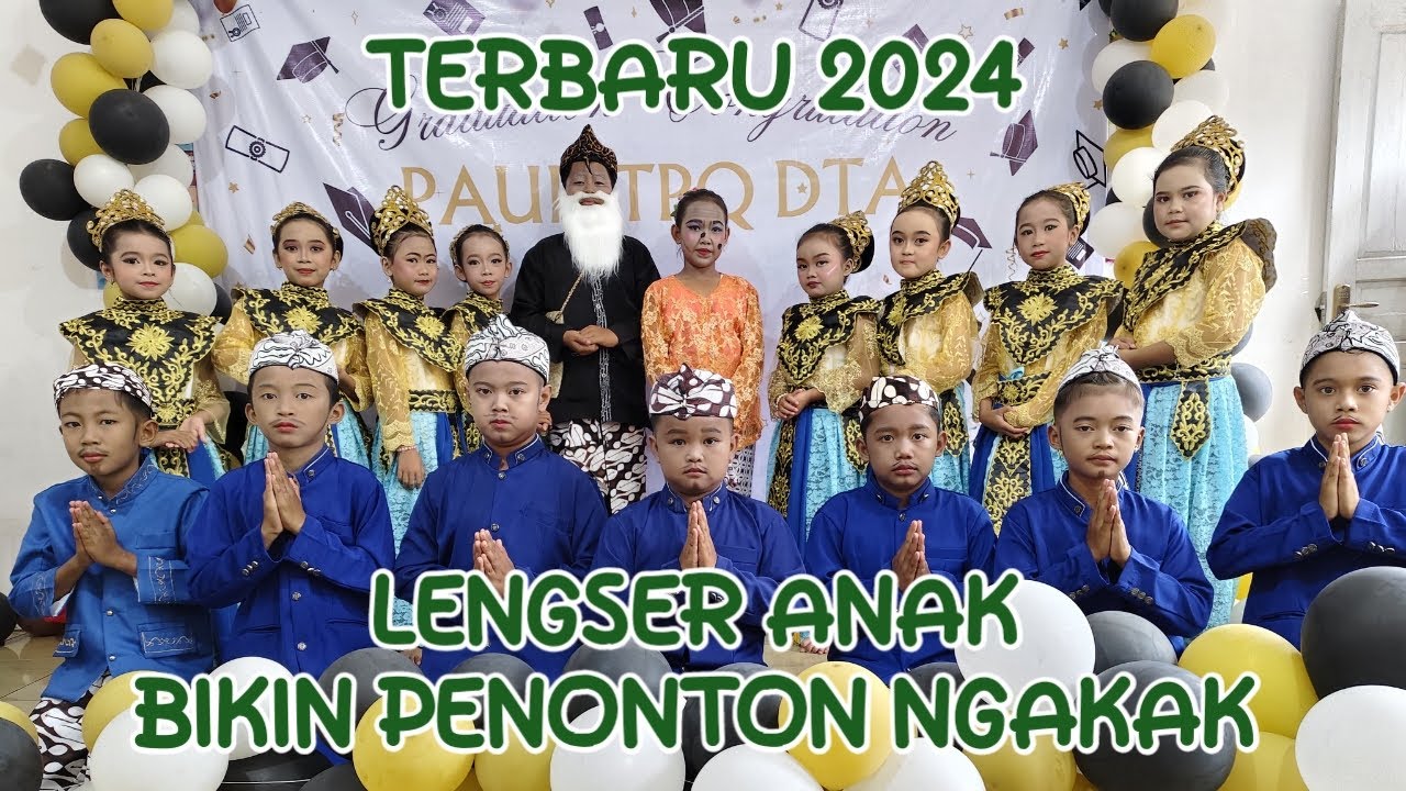Penampilan lengser anak di wisuda PAUD DTA