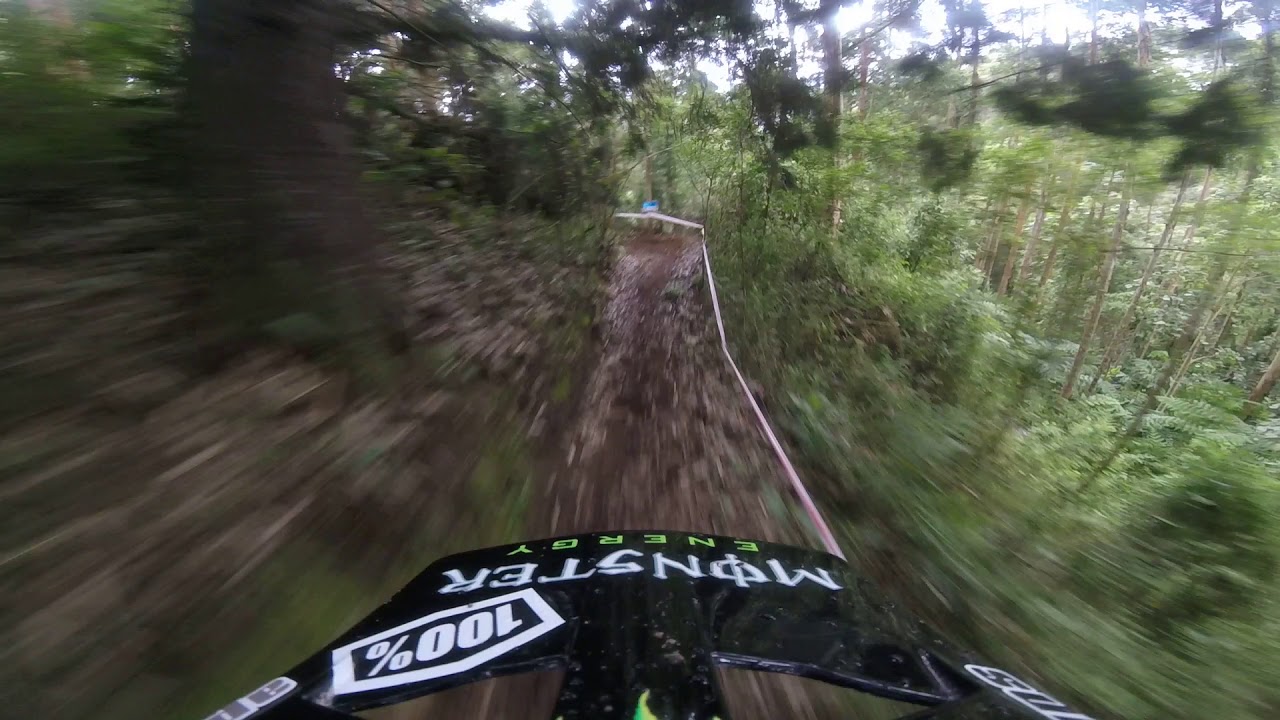 Sam Hill helmet cam - stage 3, Colombia EWS