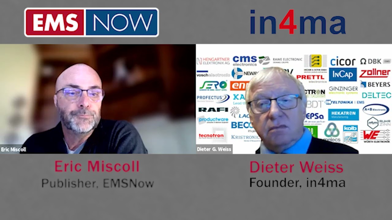 EMSNOW Up Close with Dieter Weiss, in4ma