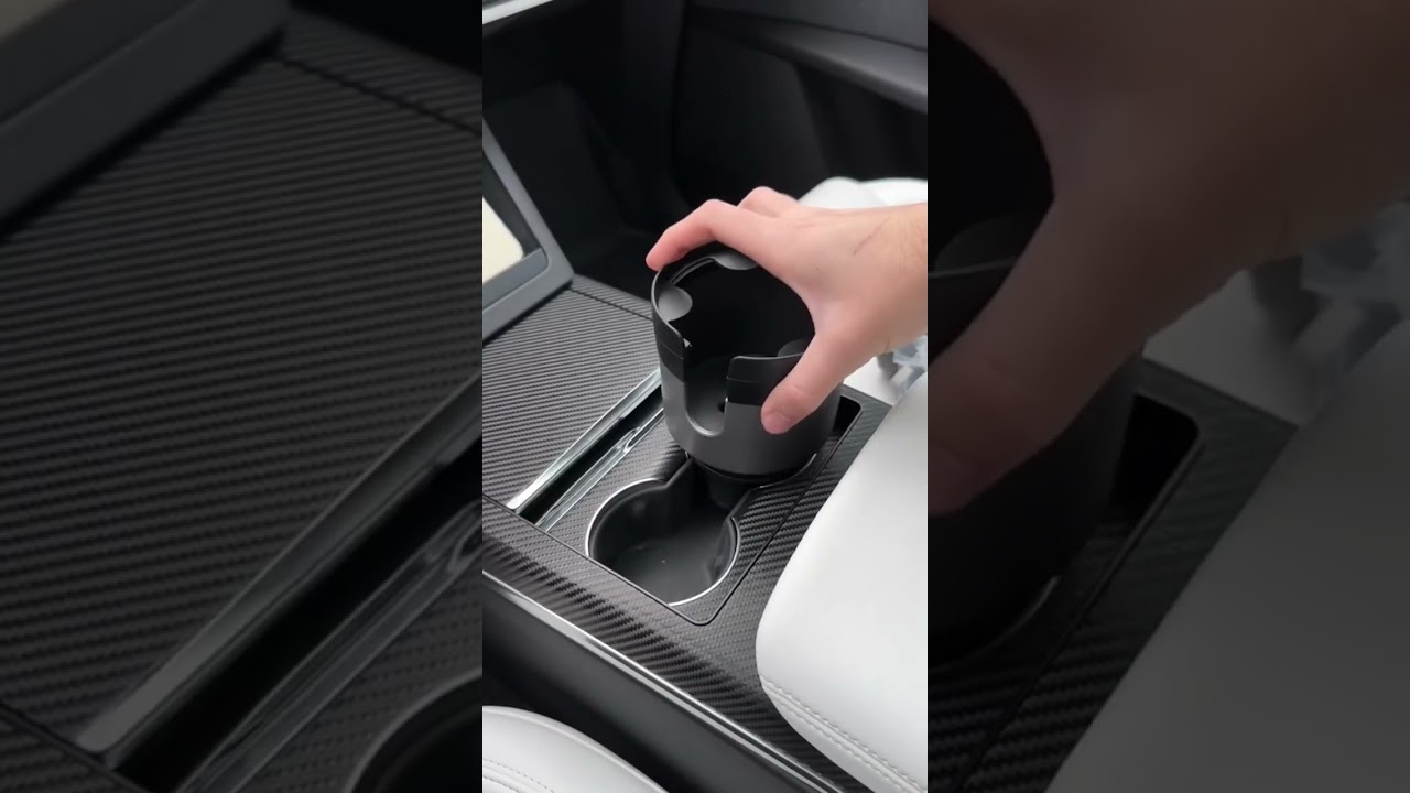 My Tesla cup holders are too tight for my massive hydroflask 😭😭