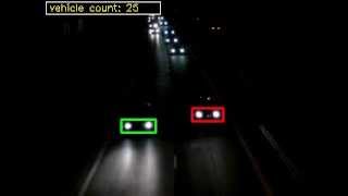 Automated Nighttime Traffic Surveillance System - Vehicle Counter