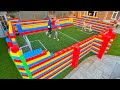 Building a world cup stadium in our garden with 3000 blocks